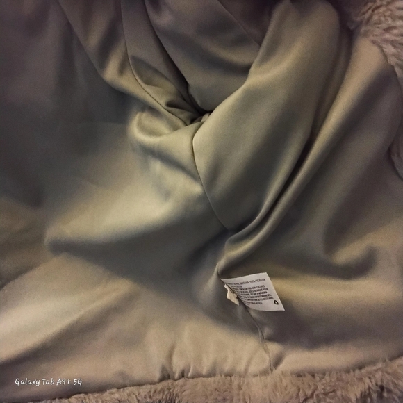 Wild Fable Gray Faux Fur Open Bolero Coat - Picture 6 of 10